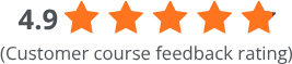 Customer Course Feedback Rating - 4.9